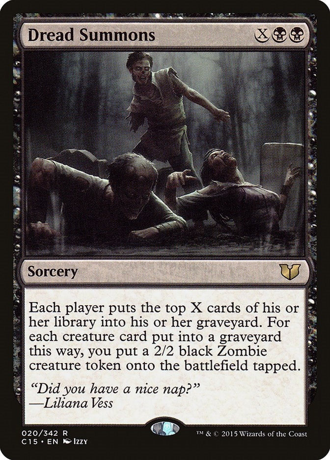 Image for Dread Summons (20) (Commander 2015) (C15) - Magic: The Gathering