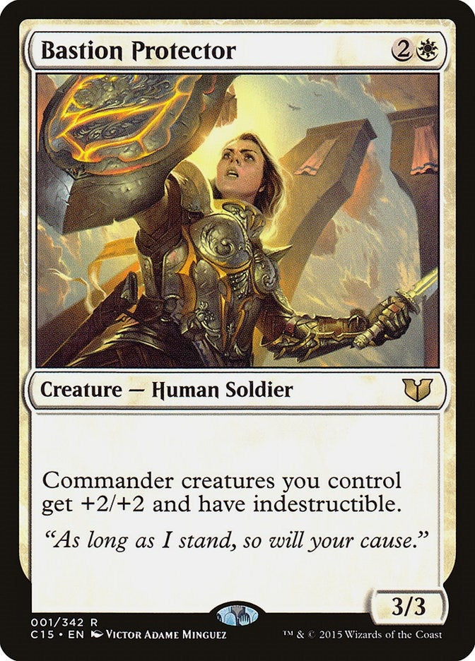 Image for Bastion Protector (1) (Commander 2015) (C15) - Magic: The Gathering