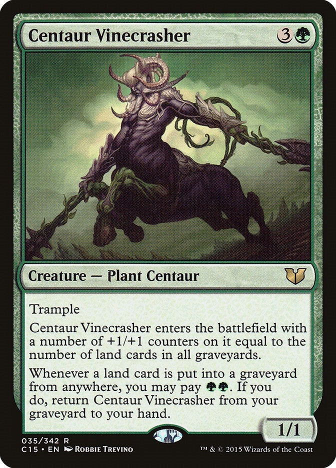Image for Centaur Vinecrasher (35) (Commander 2015) (C15) - Magic: The Gathering