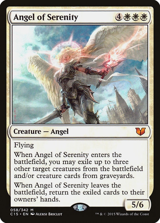 Image for Angel of Serenity (58) (Commander 2015) (C15) - Magic: The Gathering