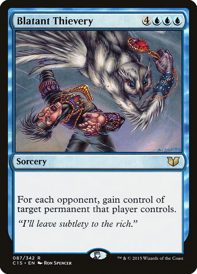 Image for Blatant Thievery (87) (Commander 2015) (C15) - Magic: The Gathering