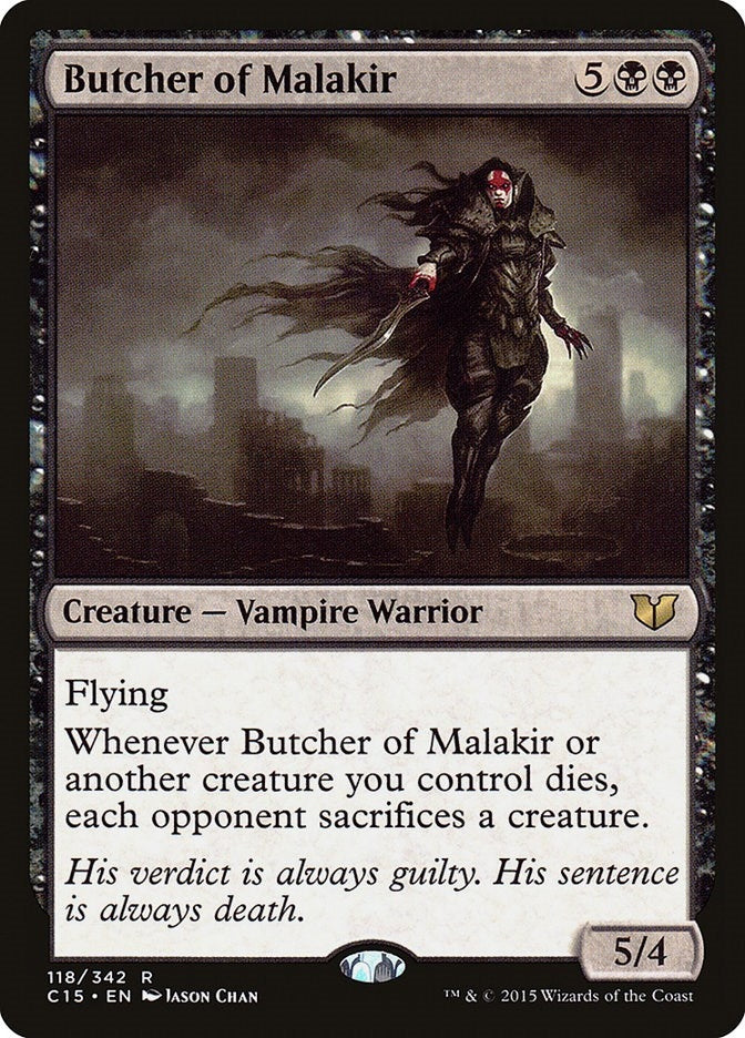 Image for Butcher of Malakir (118) (Commander 2015) (C15) - Magic: The Gathering
