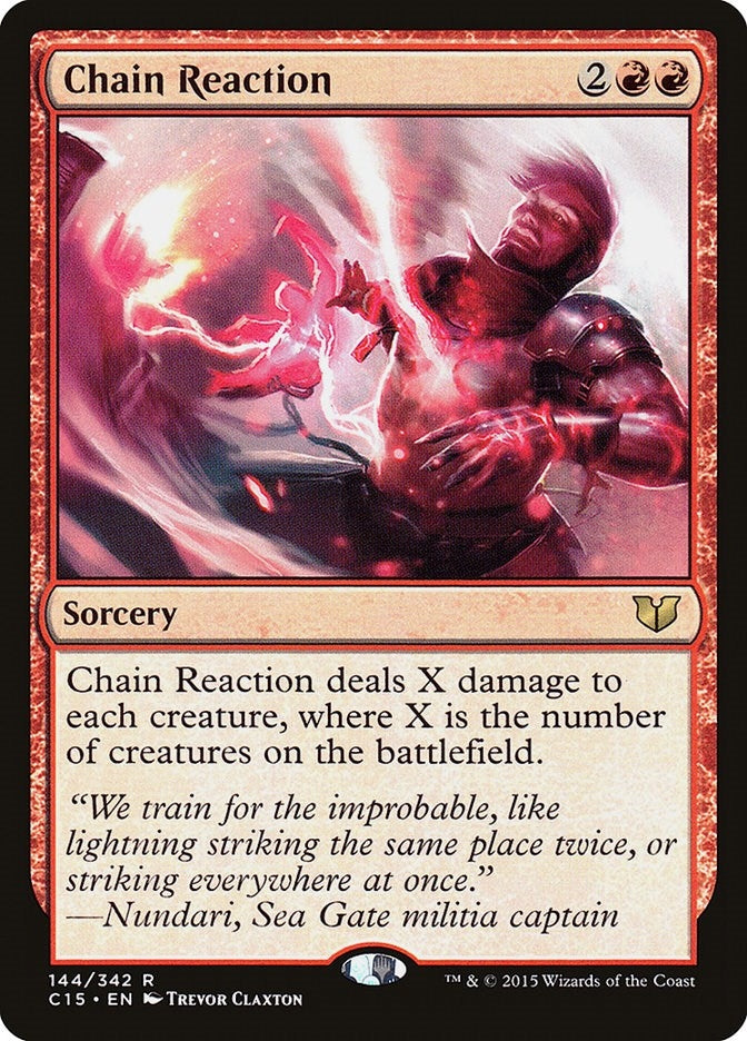 Image for Chain Reaction (144) (Commander 2015) (C15) - Magic: The Gathering