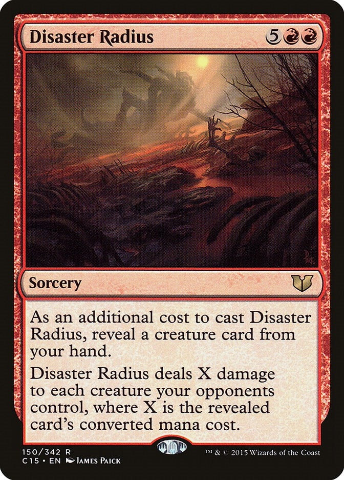 Image for Disaster Radius (150) (Commander 2015) (C15) - Magic: The Gathering