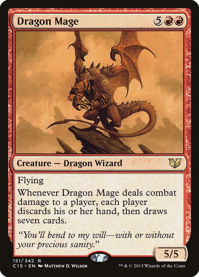 Image for Dragon Mage (151) (Commander 2015) (C15) - Magic: The Gathering