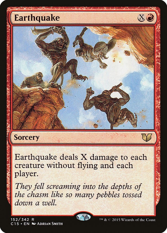 Image for Earthquake (152) (Commander 2015) (C15) - Magic: The Gathering