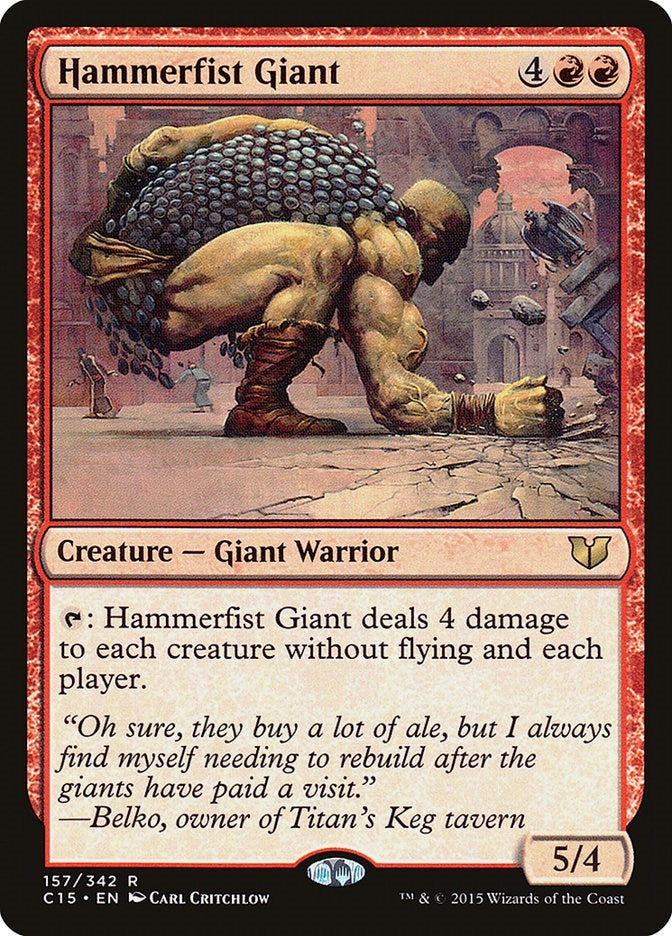 Image for Hammerfist Giant (157) (Commander 2015) (C15) - Magic: The Gathering