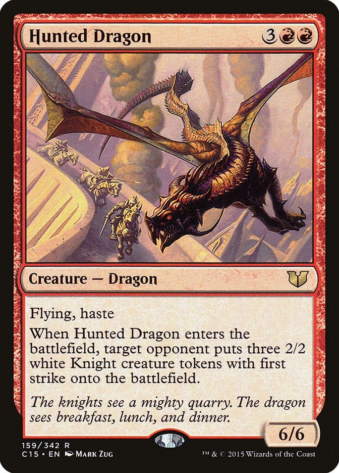 Image for Hunted Dragon (159) (Commander 2015) (C15) - Magic: The Gathering