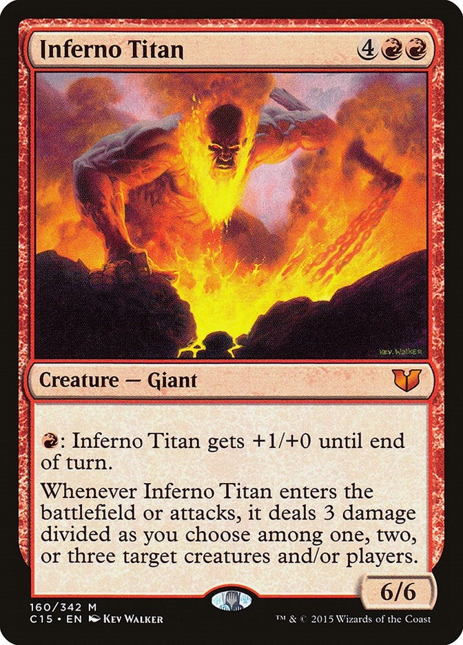 Image for Inferno Titan (160) (Commander 2015) (C15) - Magic: The Gathering