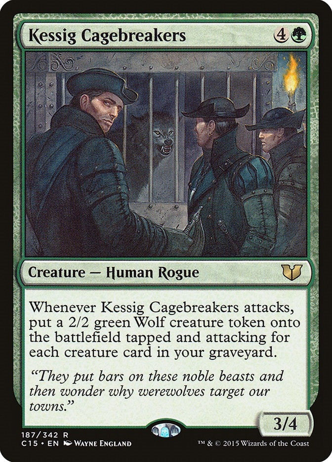 Image for Kessig Cagebreakers (187) (Commander 2015) (C15) - Magic: The Gathering