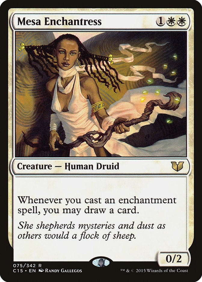 Image for Mesa Enchantress (75) (Commander 2015) (C15) - Magic: The Gathering