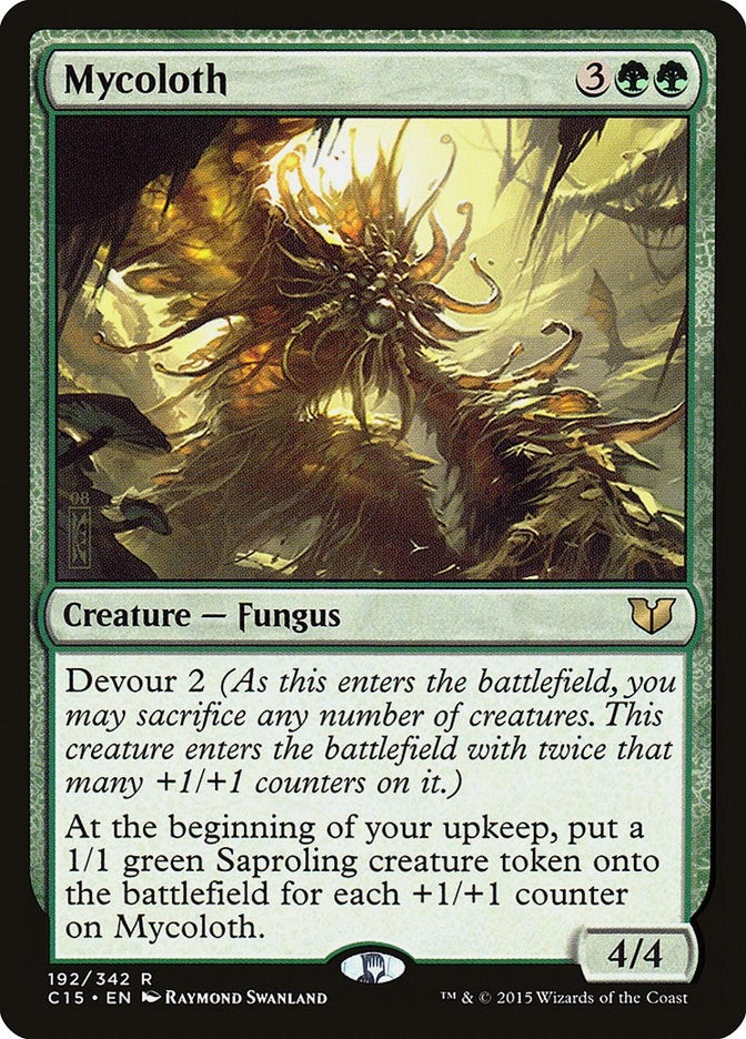 Image for Mycoloth (192) (Commander 2015) (C15) - Magic: The Gathering