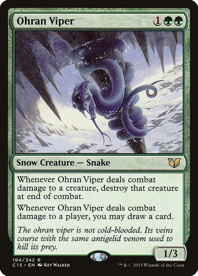 Image for Ohran Viper (194) (Commander 2015) (C15) - Magic: The Gathering