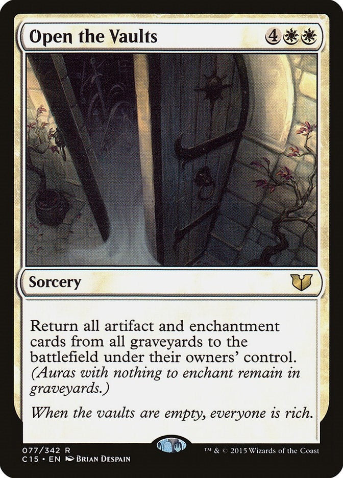 Image for Open the Vaults (77) (Commander 2015) (C15) - Magic: The Gathering