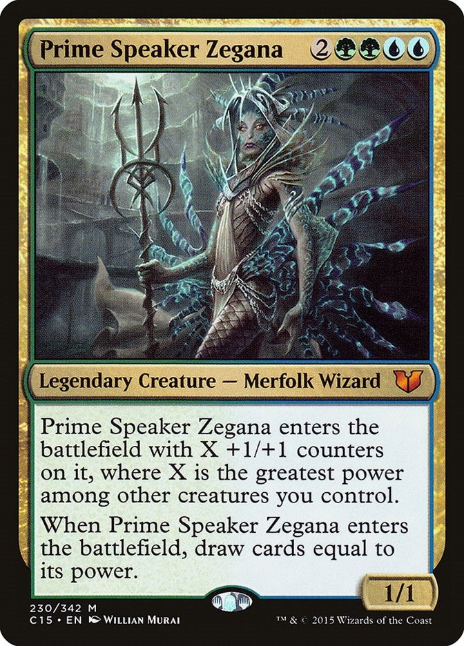 Image for Prime Speaker Zegana (230) (Commander 2015) (C15) - Magic: The Gathering