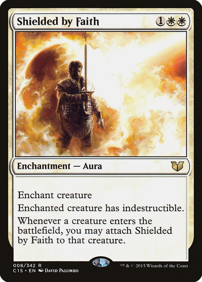Image for Shielded by Faith (8) (Commander 2015) (C15) - Magic: The Gathering