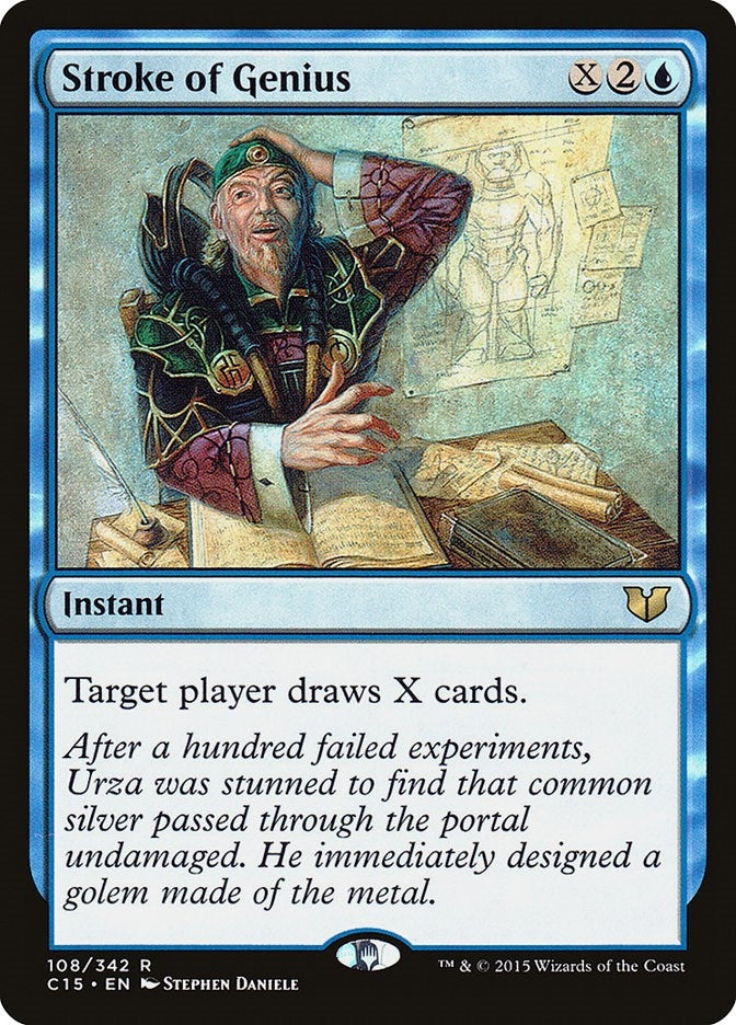 Image for Stroke of Genius (108) (Commander 2015) (C15) - Magic: The Gathering