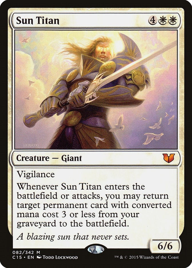 Image for Sun Titan (82) (Commander 2015) (C15) - Magic: The Gathering