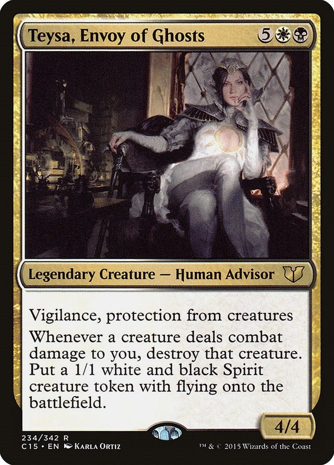 Image for Teysa, Envoy of Ghosts (234) (Commander 2015) (C15) - Magic: The Gathering
