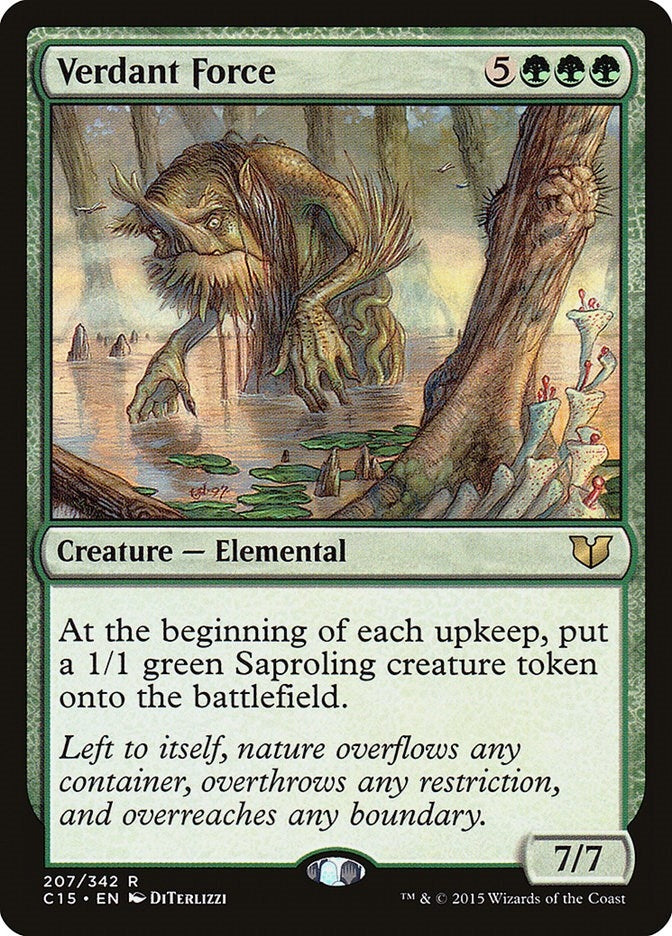 Image for Verdant Force (207) (Commander 2015) (C15) - Magic: The Gathering