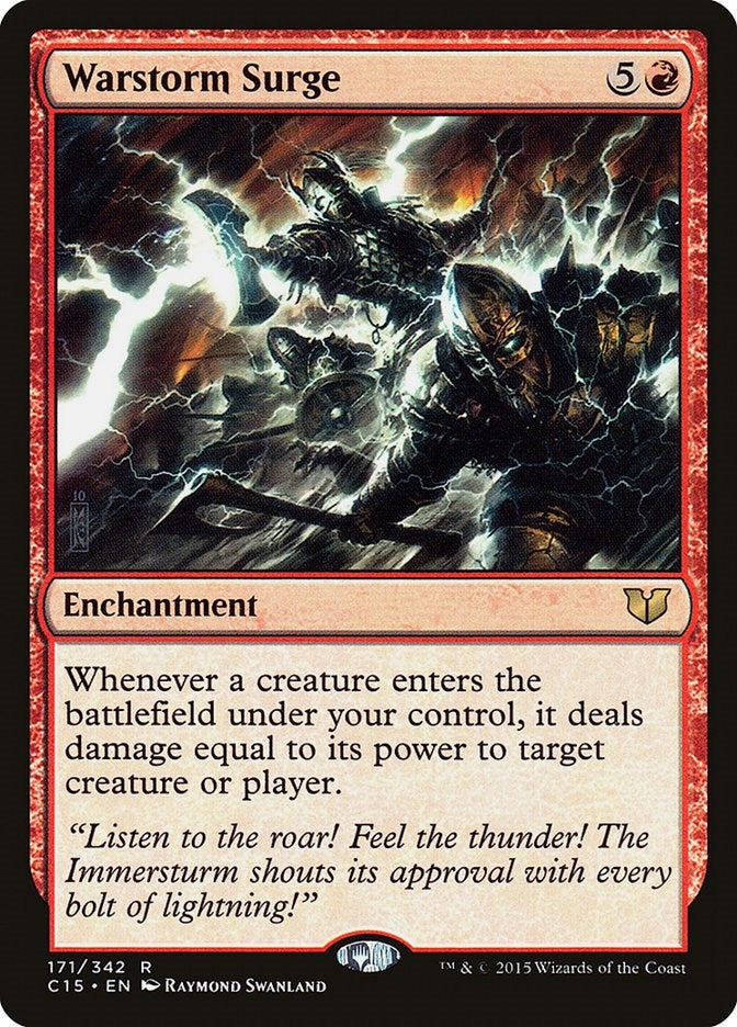 Image for Warstorm Surge (171) (Commander 2015) (C15) - Magic: The Gathering
