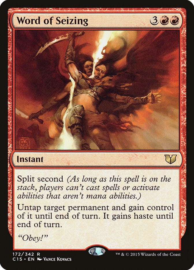 Image for Word of Seizing (172) (Commander 2015) (C15) - Magic: The Gathering
