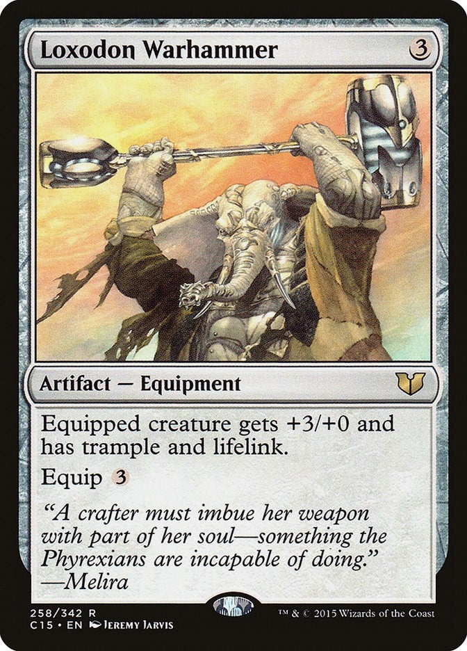Image for Loxodon Warhammer (258) (Commander 2015) (C15) - Magic: The Gathering