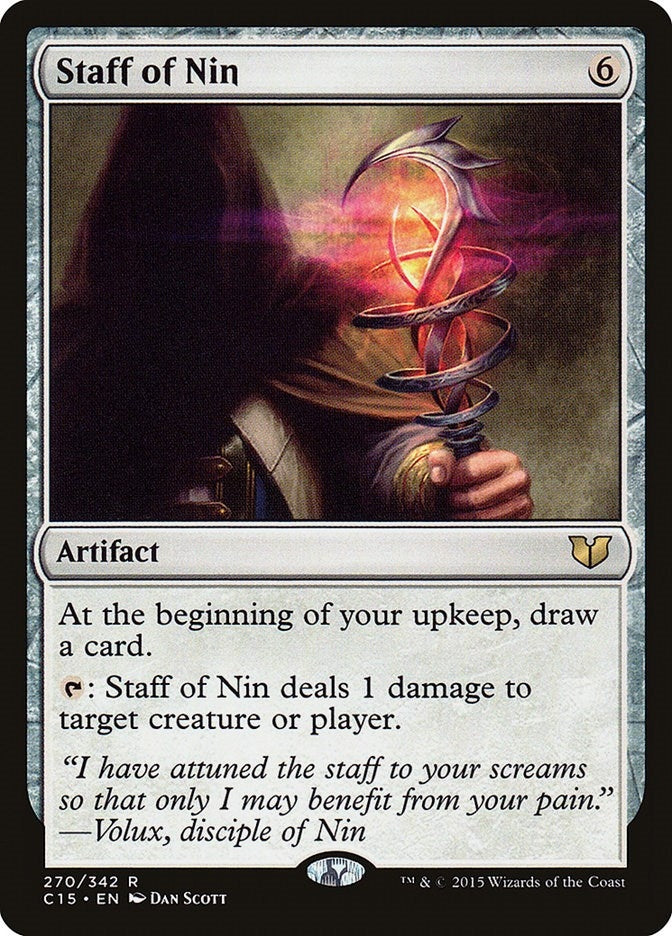 Image for Staff of Nin (270) (Commander 2015) (C15) - Magic: The Gathering
