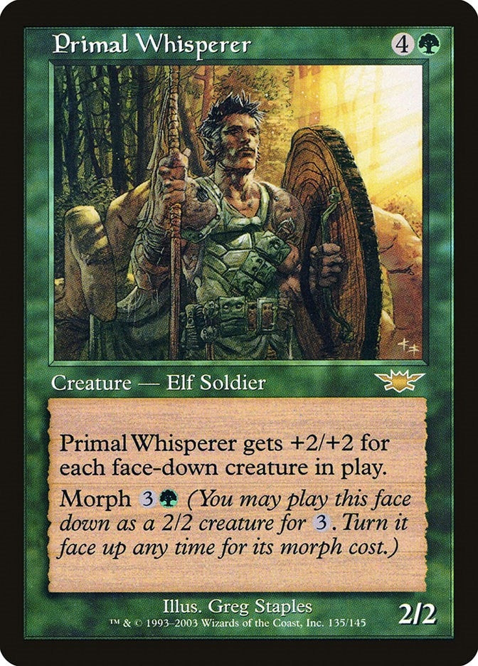 Image for Primal Whisperer (135) (Legions) (LGN) - Magic: The Gathering