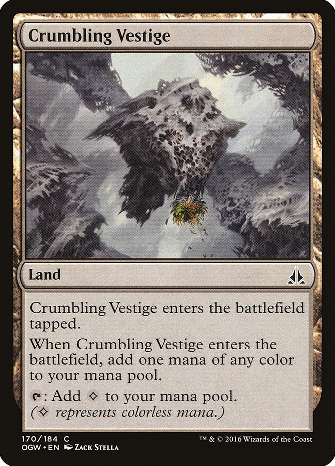 Image for Crumbling Vestige (170) (Oath of the Gatewatch) (OGW) - Magic: The Gathering