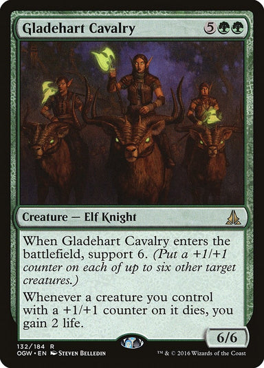 Image for Gladehart Cavalry (132) (Oath of the Gatewatch) (OGW) - Magic: The Gathering
