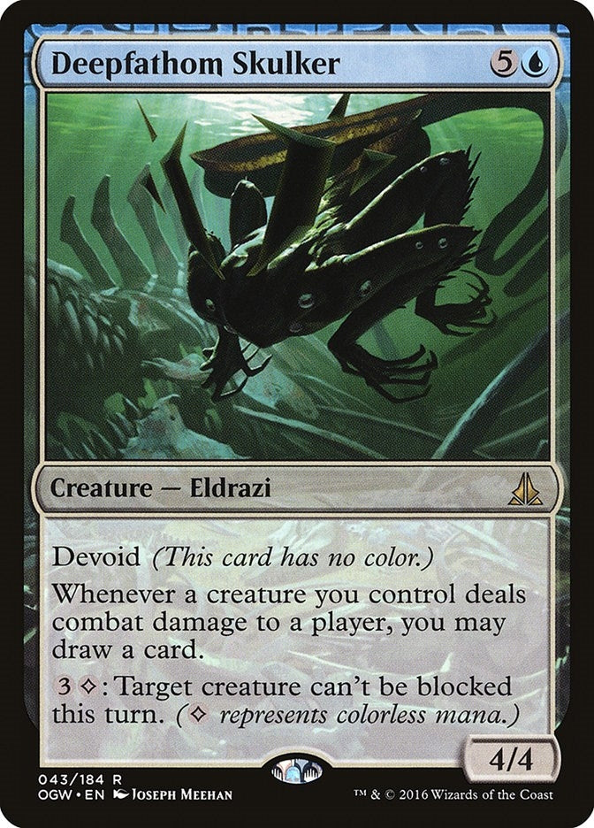 Image for Deepfathom Skulker (43) (Oath of the Gatewatch) (OGW) - Magic: The Gathering