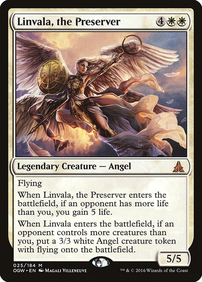 Image for Linvala, the Preserver (25) (Oath of the Gatewatch) (OGW) - Magic: The Gathering