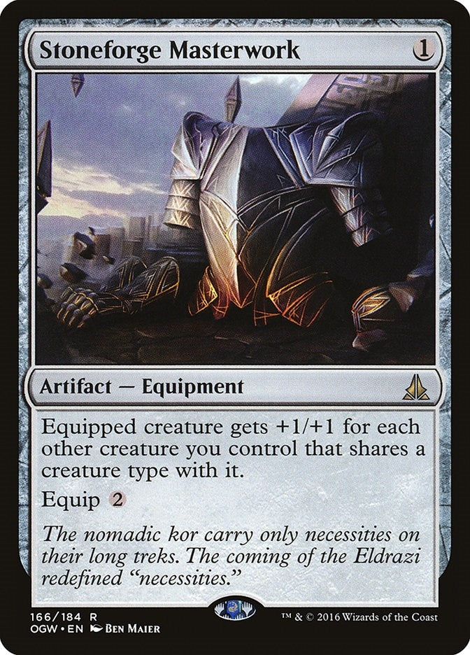 Image for Stoneforge Masterwork (166) (Oath of the Gatewatch) (OGW) - Magic: The Gathering