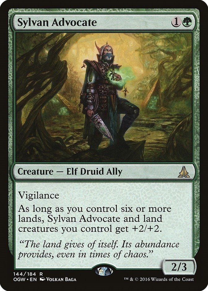 Image for Sylvan Advocate (144) (Oath of the Gatewatch) (OGW) - Magic: The Gathering
