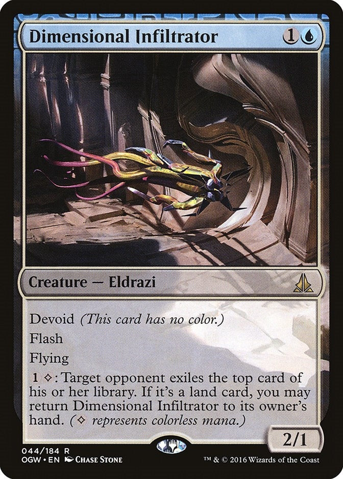 Image for Dimensional Infiltrator (44) (Oath of the Gatewatch) (OGW) - Magic: The Gathering