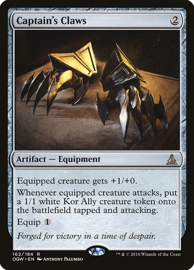 Image for Captain's Claws (162) (Oath of the Gatewatch) (OGW) - Magic: The Gathering