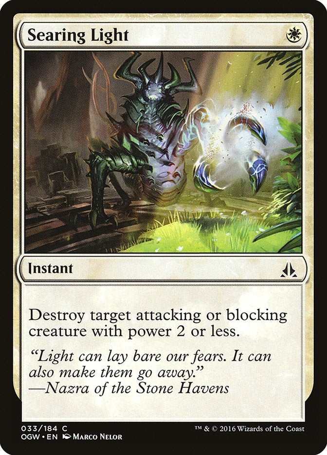 Image for Searing Light (33) (Oath of the Gatewatch) (OGW) - Magic: The Gathering
