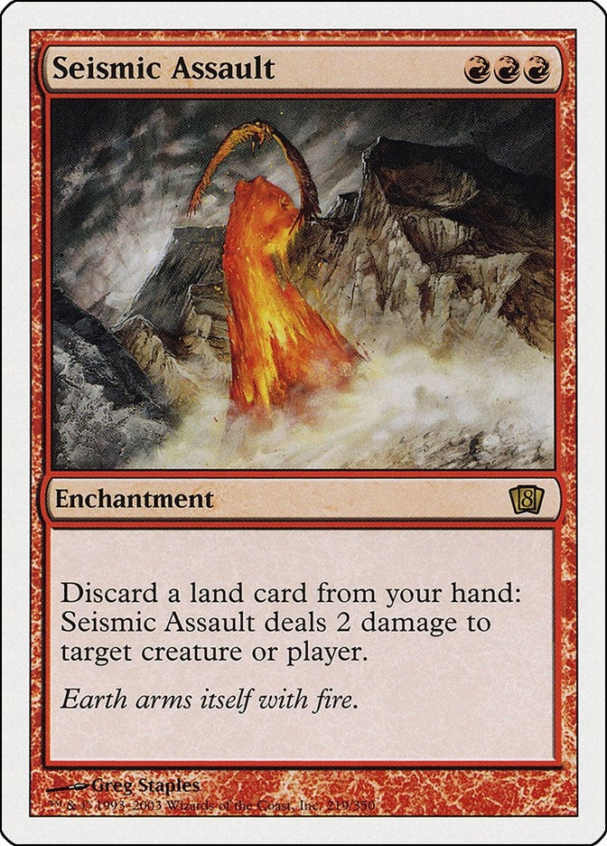 Seismic Assault (219) (8th Edition)