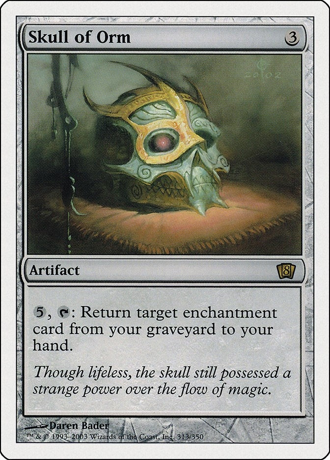 Image for Skull of Orm (313) (8th Edition) (8ED) - Magic: The Gathering