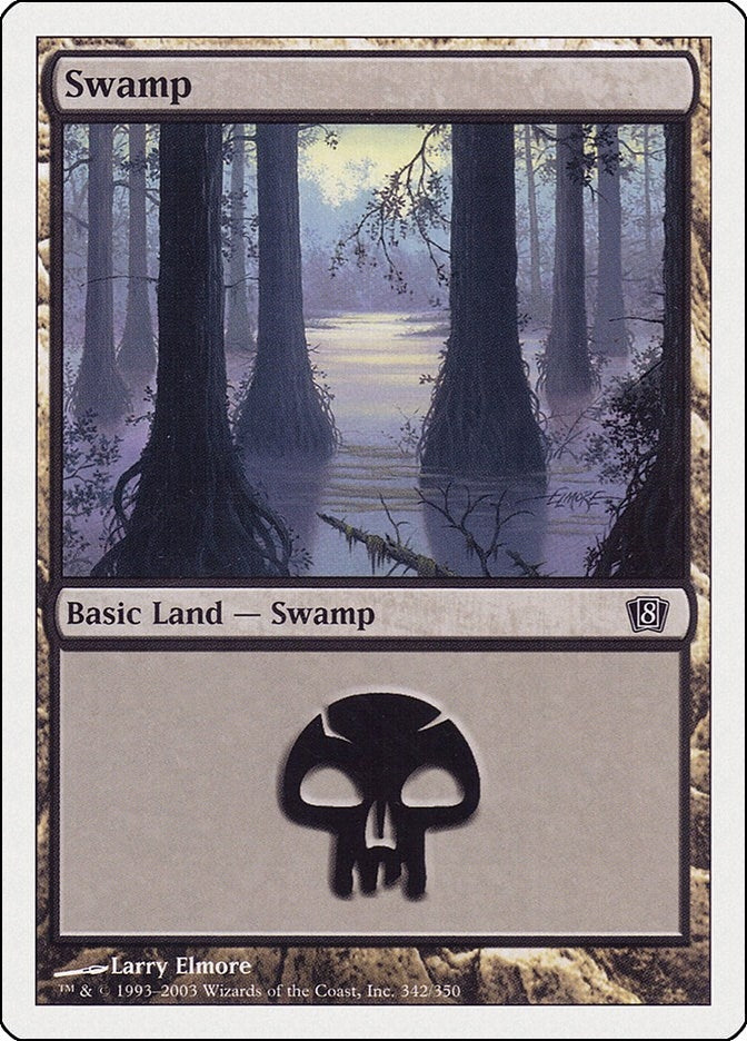 Image for Swamp (342) (342) (8th Edition) (8ED) - Magic: The Gathering