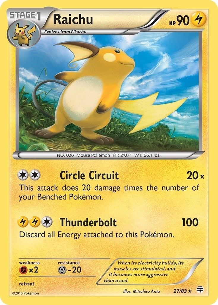 Raichu (27/83) (Generations)