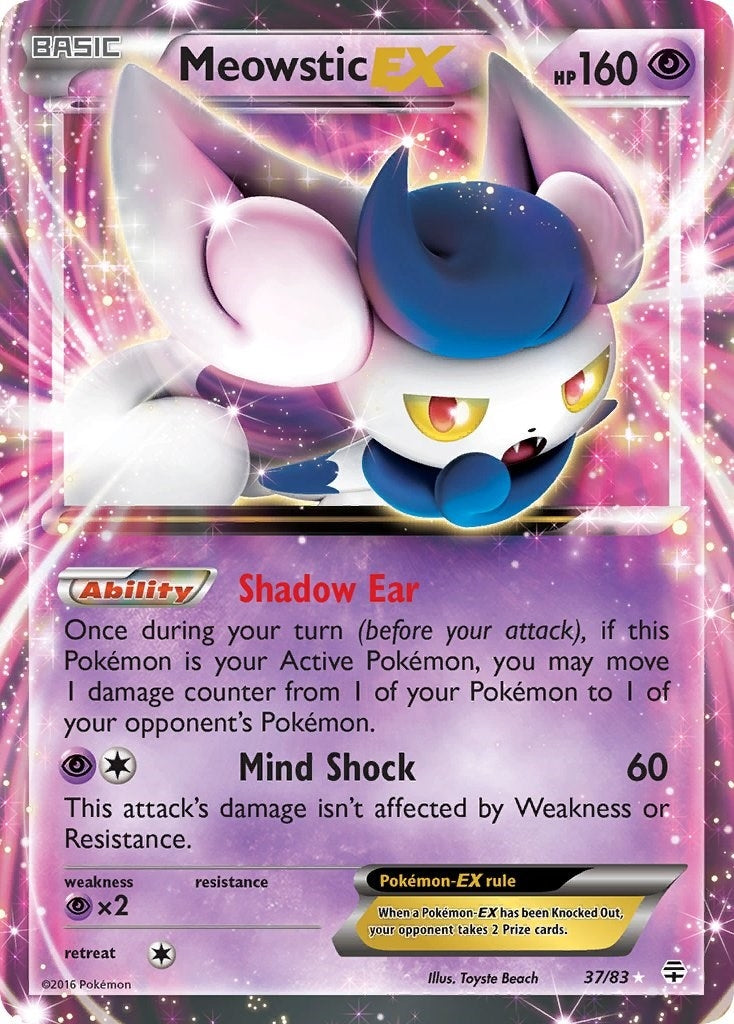 Meowstic EX (37/83) (Generations)