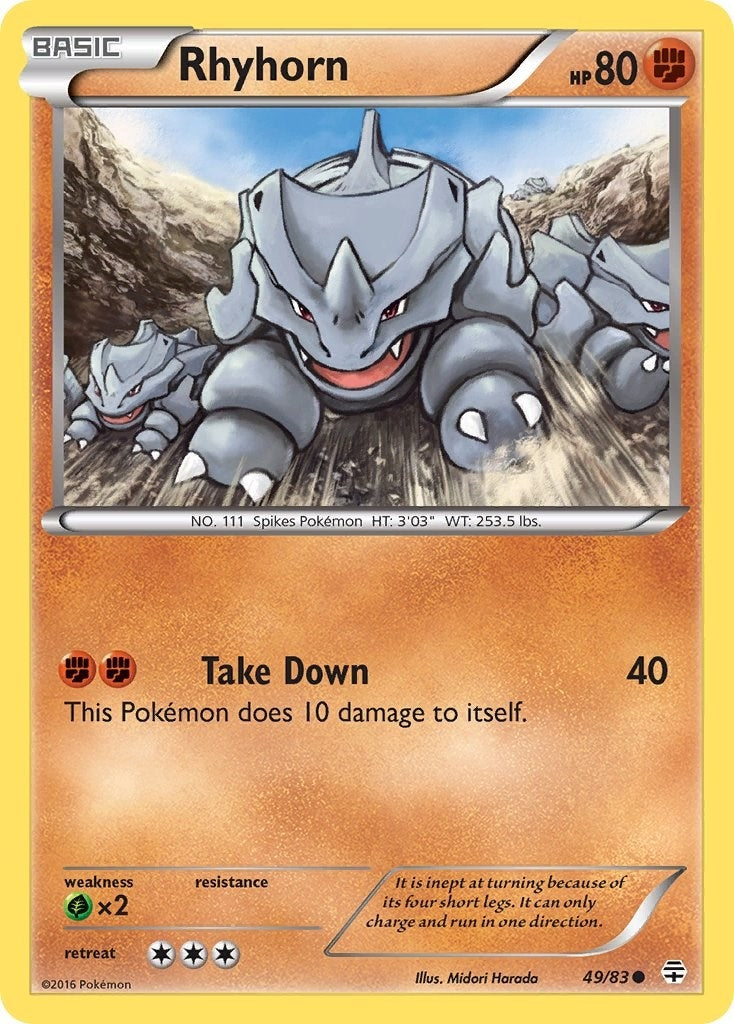 Rhyhorn (49/83) (Generations)