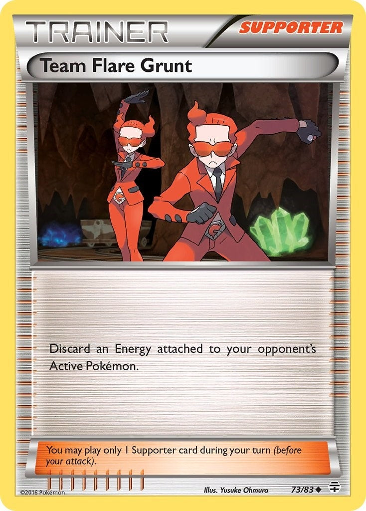 Team Flare Grunt (73/83) (Generations)