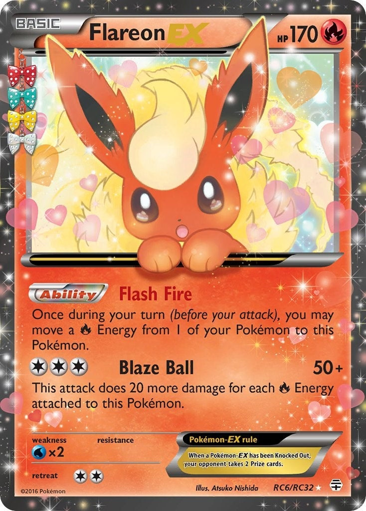 Flareon EX (RC6/RC32) (Generations: Radiant Collection)