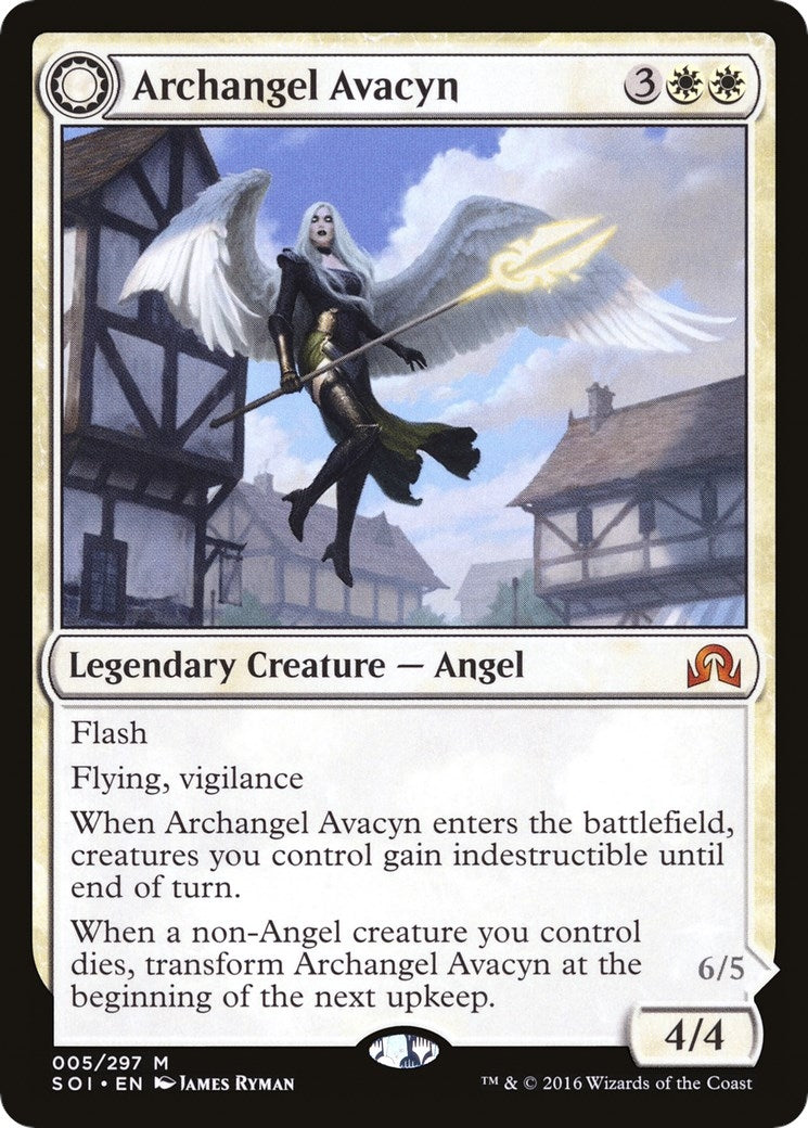 Image for Archangel Avacyn (5) (Shadows over Innistrad) (SOI) - Magic: The Gathering