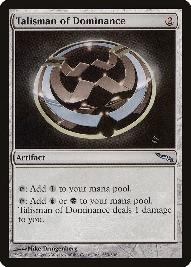 Image for Talisman of Dominance (253) (Mirrodin) (MRD) - Magic: The Gathering