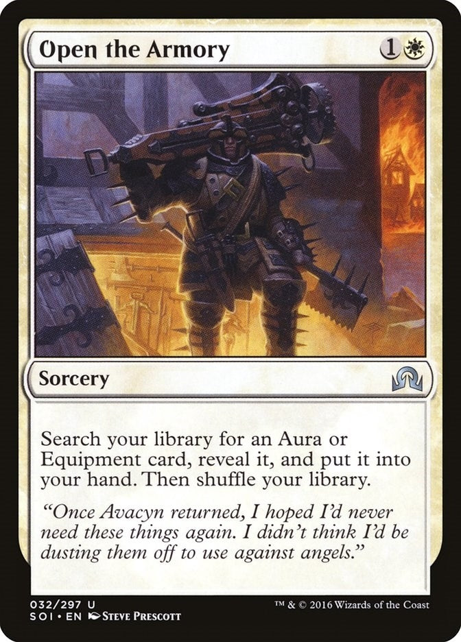 Open the Armory (32) (Shadows over Innistrad)