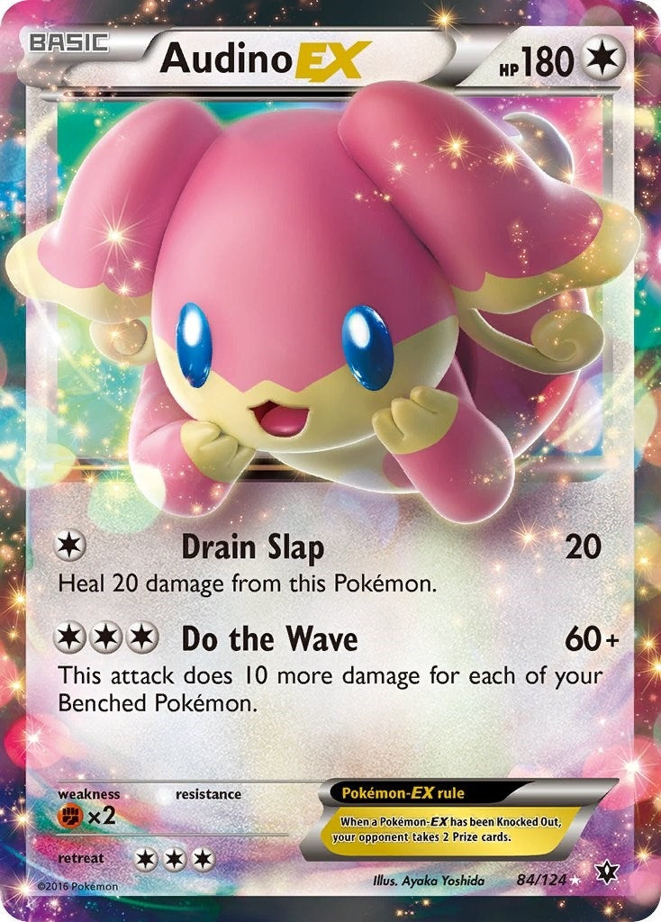 Audino EX (84/124) (XY - Fates Collide)